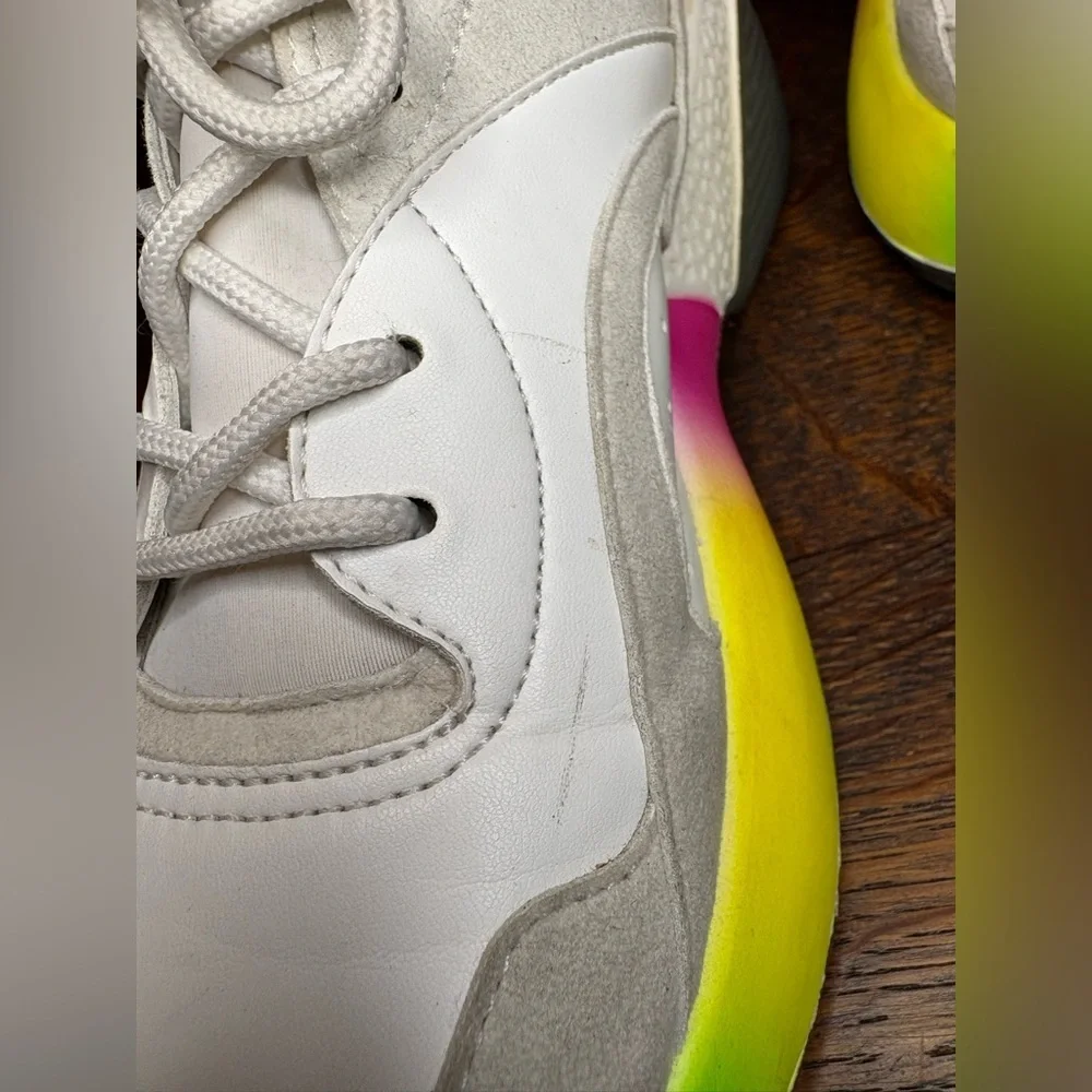 Stella McCartney Eclypse Rainbow Chunky Platform Sneakers. Size 39.5 or US 8.5